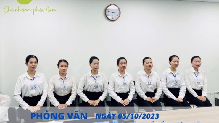 Chúc mừng 21 bạn TTS trúng tuyển đơn Chế Biến Thực Phẩm ngày 5/10/2023
