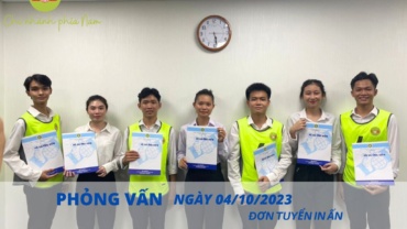 Phỏng vấn đơn tuyển In Ấn ngày 04/10/2023