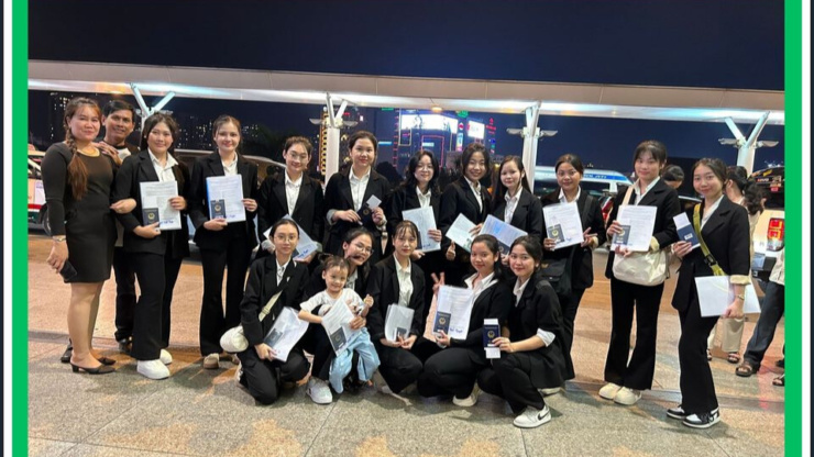 CHECK IN JAPAN CỦA CÁC THỰC TẬP SINH NGÀNH DỌN DẸP KHÁCH SẠN NGÀY 31/10/2023