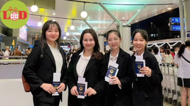 CHÚC MỪNG CÁC BẠN NỮ TTS CHẾ BIẾN THỰC PHẨM ĐÃ CHECK IN TẠI NHẬT VÀO NGÀY 6/11/2023