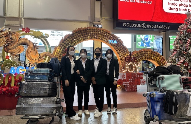 介護職種の技能実習生の出国2023年12月20日｜LOD人材開発株式会社南支社