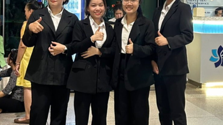 就職のため日本へ出国した食品加工業のLOD学生4名、おめでとうございます