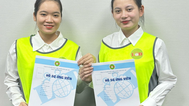 2024年5月9日プレス加工職種の技能実習生の合格者2名